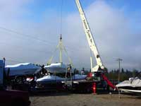 Setting Boats - Boomtruck by Santana Crane