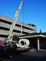 Setting an MRI Machine at Salem Hospital - Salem, Oregon by Santana Crane