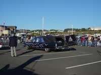 Pumpkin Drop on Hearse - Chinook Winds Casino - Lincoln City, Oregon by Santana Crane