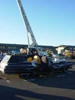 Pumpkin Drop on Hearse - Chinook Winds Casino - Lincoln City, Oregon by Santana Crane